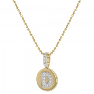 14K Yellow Gold Letter 