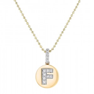 14K Yellow Gold Letter 