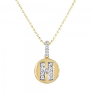 14K Yellow Gold Letter 