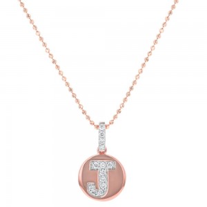 14K Rose Gold Letter 