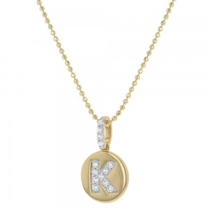 14K Yellow Gold Letter 