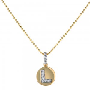 14K Yellow Gold Letter 