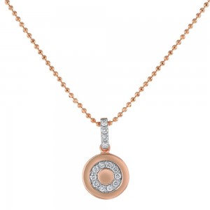 14K Rose Gold Letter 