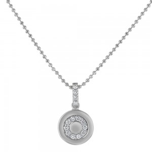 14K White Gold Letter 