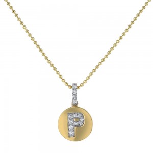 14K Yellow Gold Letter 