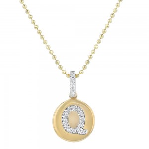 14K Yellow Gold Letter 