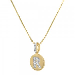 14K Yellow Gold Letter 