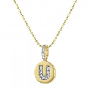 14K Yellow Gold Letter 