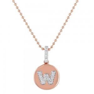 14K Rose Gold Letter 