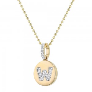 14K Yellow Gold Letter 