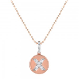 14K Rose Gold Letter 