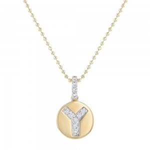 14K Yellow Gold Letter 