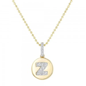 14K Yellow Gold Letter 